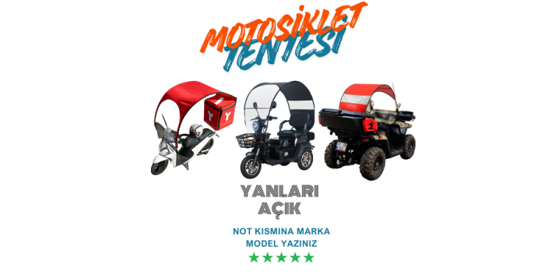 Yanları Açık Kumaş Tente