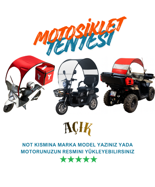 Açık Kumaş Mototente Açık Kumaş Mototente