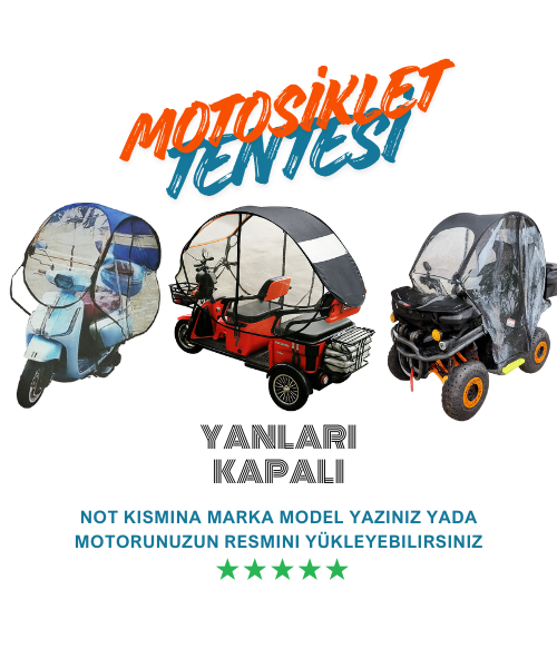 Yanları Kapalı Kumaş Tente Yanları Kapalı Kumaş Tente