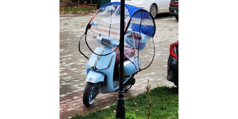 Yanları Kapalı Kumaş Tente